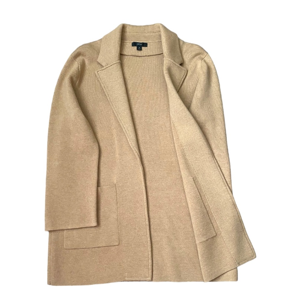 J Crew Sophie open-front sweater-blazer, Size M - Picture 4 of 6